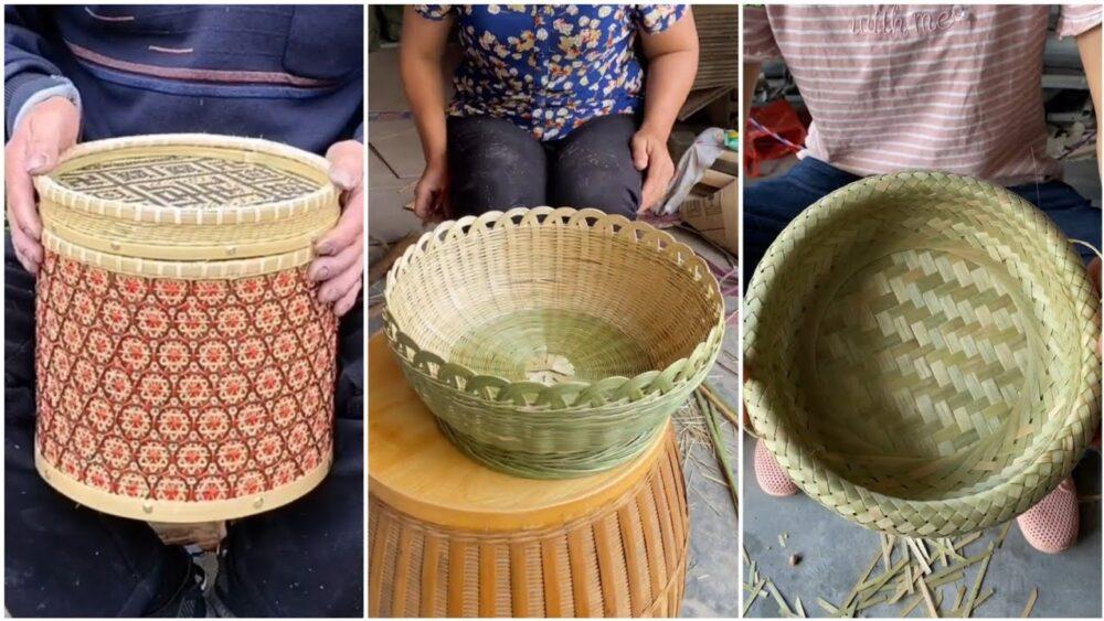 Cara Packing Kerajinan Anyaman Bambu