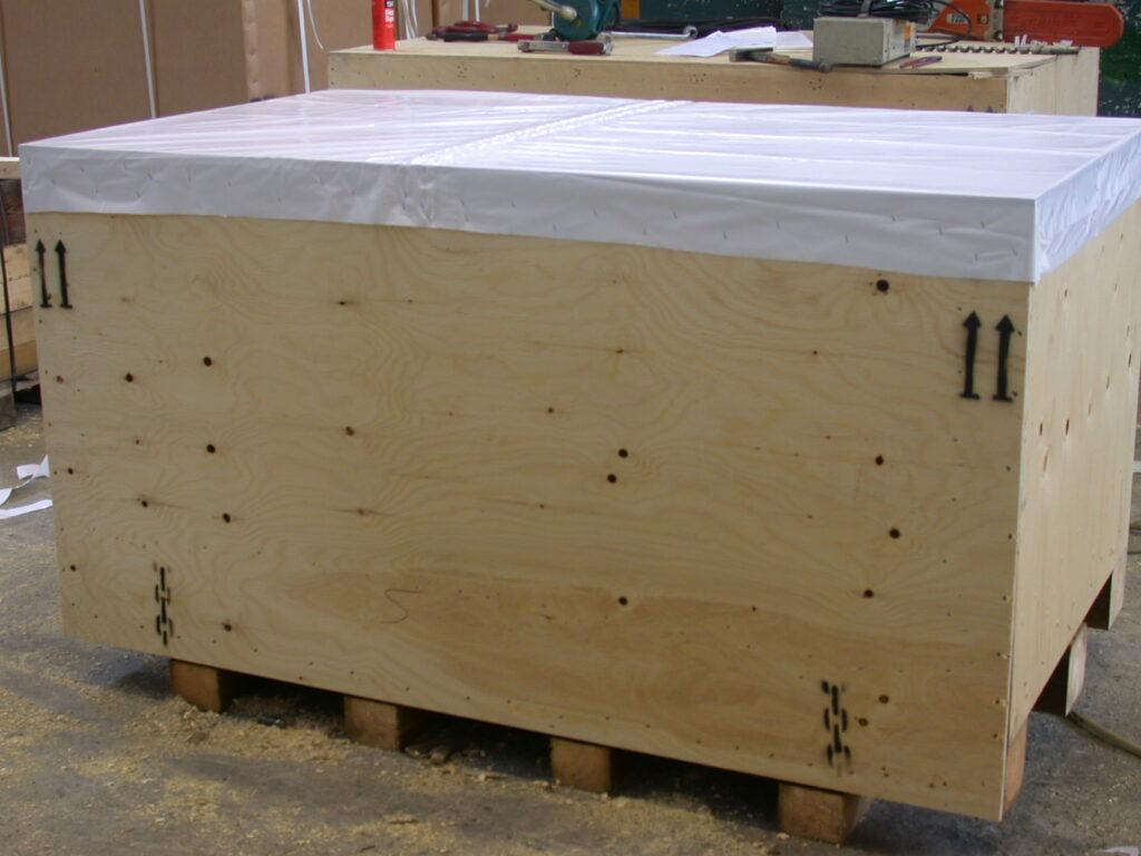 Menggunakan Packing Kayu